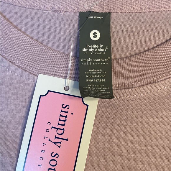 Simply Southern Lavender Goose Graphic Tee “God’s Silliest Goose “ - Picture 5 of 6